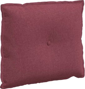 vidaXL Μαξιλάρι Πλάτης Κόκκινο 60 x 19 x 50 εκ ύφασμα