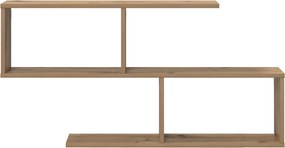 vidaXL Ράφι Τοίχου Artisan Δρυς 100 x 12 x 50,5 εκ Επεξεργασμένο Ξύλο