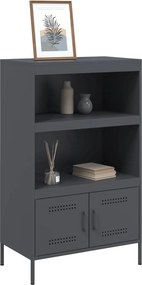 vidaXL Ντουλάπι Ανθρακί 68x39x113 εκ. από Ατσάλι