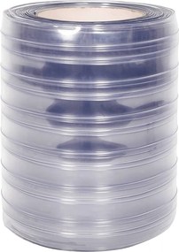 vidaXL Λωριδοκουρτίνα Διαφανής 25 μ. 300 χιλ. x 2,6 χιλ. από PVC