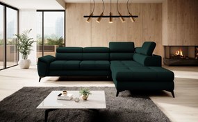 Γωνιακός καναπές Cacao-Kyparissi-Δεξιά