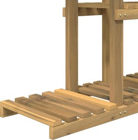 vidaXL Βάση φυτών Λευκός Χρωματισμός 68 x 23,5 x 140 εκ.