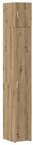 vidaXL Λεπτός Ντουλάπι Αποθήκευσης artisan δρυς 30 x 42.5 x 225 εκ