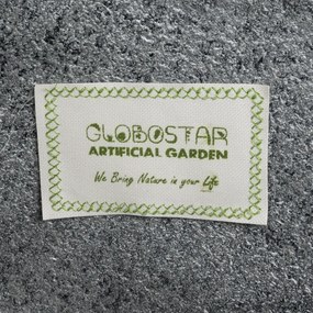 GloboStar® Artificial Garden RONDA 20759 Επιδαπέδιο Πολυεστερικό Τσιμεντένιο Κασπώ Γλάστρα - Flower Pot Γκρι Μ63 x Π41 x Υ47cm