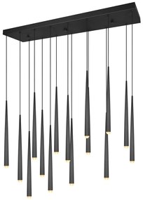 Φωτιστικό Κρεμαστό Trio Lighting CALA 354811532 Μαύρο Ματ (Black Mat) 2300+3000+4000K