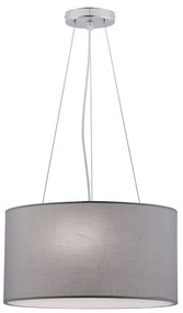 Φωτιστικό Οροφής Bristol 4114400 Grey Viokef Metal, Fabric