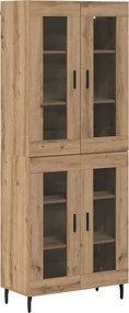 vidaXL Highboard 2 pcs Artisan Oak 69,5 x 34 x 180 εκ.