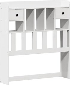 vidaXL Σκελετός Κρεβ. Χωρίς Στρώμα Λευκό 90x190 εκ Μασίφ Πεύκο