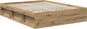 vidaXL Σκελετός Κρεβατιού Artisan Δρυς 150 x 200 cm