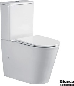 Bianco Ceramica Versa 63 Rimless BTW - Λεκάνη Χαμηλής Πίεσης