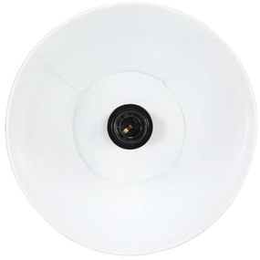 Φωτιστικό Κρεμαστό Στρογγυλό 25 W Λευκό 28,5 εκ. Ε27 - Λευκό