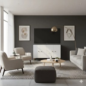 Console Simple 120 - White White