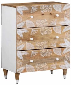 SIDEBOARDS 3 ΤΕΜΑΧΙΑ 60X33,5X75 CM ΜΑΣΙΦ ΞΥΛΟ MANGO 3310134