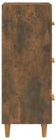 vidaXL Ντουλάπι Καπνιστή Δρυς 34,5 x 34 x 90 εκ. Επεξεργασμένο Ξύλο