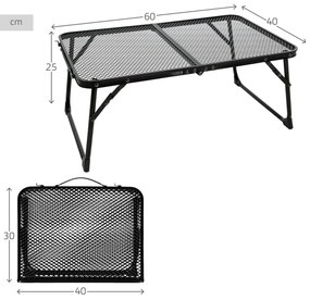 Πτυσσομενο τραπεζακι Aktive 60 x 25 x 40 cm (4 Μονάδες)