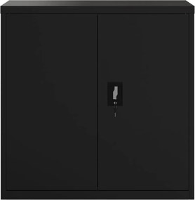 vidaXL Αρχειοθήκη Μαύρη 90 x 40 x 90 εκ. από Ατσάλι