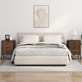 vidaXL Κομοδίνο Καφέ δρυς 42 x 41 x 61 εκ Επεξεργασμένο ξύλο