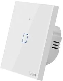 SONOFF smart διακόπτης ΤΧ-T2EU1C, αφής, Wi-Fi, μονός, λευκός