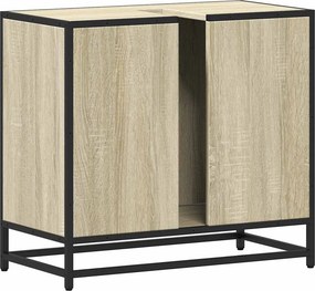 vidaXL Ντουλάπι Νιπτήρα Μπάνιου Sonoma Δρυς 65 x 33 x 60 εκ. από Τεχνητό Ξύλο
