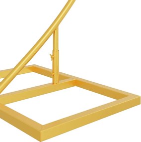 vidaXL Μοναδική Αψίδα Γάμου Χρυσό 220 x 45 x 200 εκ. Ατσάλι