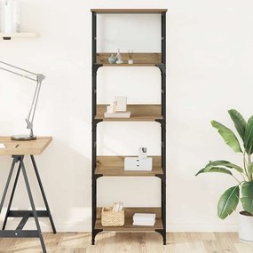 vidaXL Βιβλιοθήκη Τεχνίτης Δρυς 50x33x153 εκ. Επεξεργασμένο Ξύλο