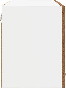 vidaXL Κρεμαστό ντουλάπι Παλαιωμένο ξύλο 60 x 31 x 40 cm