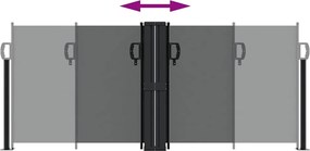 vidaXL Σκίαστρο Πλαϊνό Συρόμενο Ανθρακί 100 x 1000 εκ.