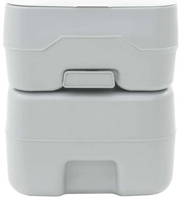 vidaXL Τουαλέτα Κάμπινγκ Γκρι 41.5 x 36.5 x 42 εκ.