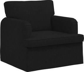 vidaXL Καναπές Μαύρο 84 x 80 x 85 εκ ύφασμα