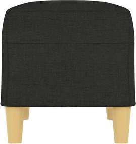 vidaXL Πάγκος Μαύρος 70 x 35 x 41 εκ. Υφασμάτινος