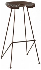 Σκαμπό Μπαρ Calvin/S 02-00-0794 48x48x83cm Taupe
