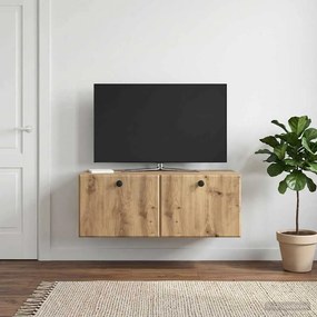 vidaXL Τοποθετούμενος στον τοίχο τηλεοπτικός ερμάριος Artisan Δρυς