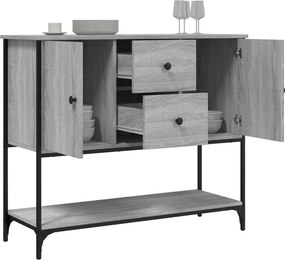 vidaXL Ντουλάπι Γκρι Sonoma 100x36x85 εκ. από Επεξεργασμένο Ξύλο