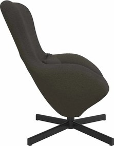 vidaXL Κάθισμα-αυγό Σκούρο Γκρι 63 x 73 x 90 εκ ύφασμα