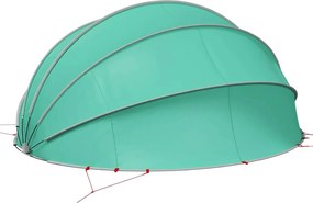 vidaXL Θόλος πισίνας Πράσινο 546 x 516 x 250 εκ.