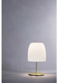 Επιτραπέζιο Φωτιστικό 1xG9 Χειροποίητο 38cm Φυσητό Γυαλί Notte T1 Prandina -1284000311201-Ορείχαλκος 1284000311201