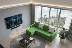 Γωνιακός καναπές Odette-Πράσινο