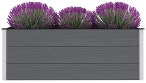 vidaXL Ζαρντινιέρα Υπερυψωμένη Γκρι 150 x 50 x 54 εκ. από WPC