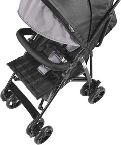 VEVOR Lightweight Stroller Compact Easy Fold Adjustable Backrest Light Gray/Black