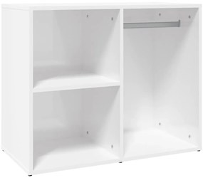 vidaXL Ντουλάπι Γυαλιστερό Λευκό 80 x 40 x 65 εκ. Επεξεργασμένο Ξύλο