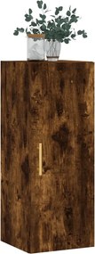 vidaXL Ντουλάπι Τοίχου Καπνιστή Δρυς 34,5 x 34 x 90 εκ.