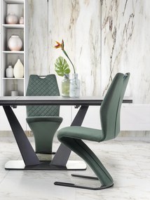 FANGOR extension table, color: top - dark grey, legs - black DIOMMI V-CH-FANGOR-ST