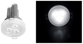 Χωνευτό Σποτ Φωτιστικό Οροφής 3x3W LED 30° Lumen 21-71333000 Λευκό