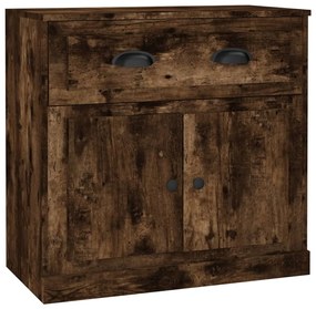 vidaXL Μπουφές Καπνιστή Δρυς 70x35,5x67,5 εκ. από Επεξεργασμένο Ξύλο