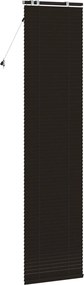 vidaXL Βενετσιάνικη Σκίαση Σκούρο Καφέ 65 x 250 cm 35 mm