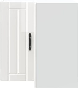 vidaXL Γωνιακό ντουλάπι τοίχου κουζίνας "Lucca" High Gloss White