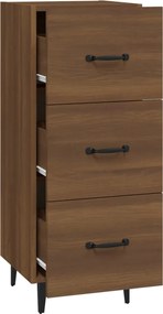 vidaXL Ντουλάπι Καφέ Δρυς 34,5 x 34 x 90 εκ. Επεξεργασμένο Ξύλο