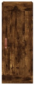 vidaXL Ντουλάπι Καπνιστή δρυς 34,5x34x180 εκ. από Επεξεργασμένο Ξύλο