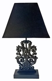 Φωτιστικό Επιτραπέζιο Ξύλινο Μαύρο Art Et Lumiere 18x9x41,5εκ. 23951