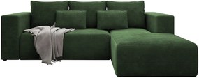 Γωνιακός καναπές Stripes-Δεξιά-Prasino